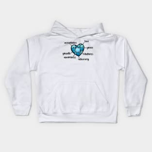 Puzzle Heart Autism Awareness Gift for Birthday, Mother's Day, Thanksgiving, Christmas Kids Hoodie